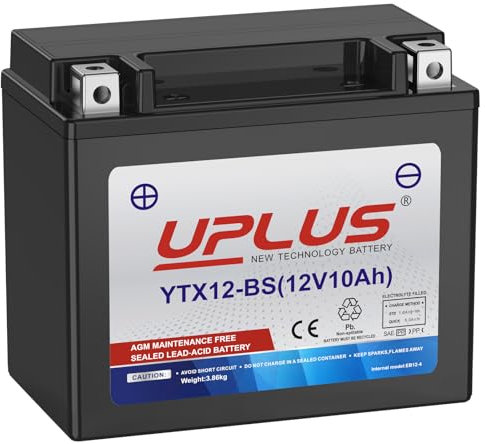 UPLUS Motorcycle Battery YT-series (FBM-EB12-4)