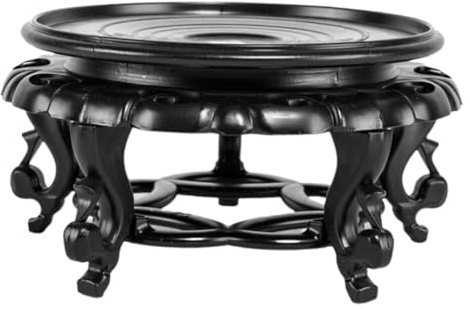 HOLIDYOYO Supporto Per Vasi Con Base Alta Per Piante Espositore Per Bonsai e Statue Design Elegante Per Interni Per Ufficio e Casa Resistente e Pratico