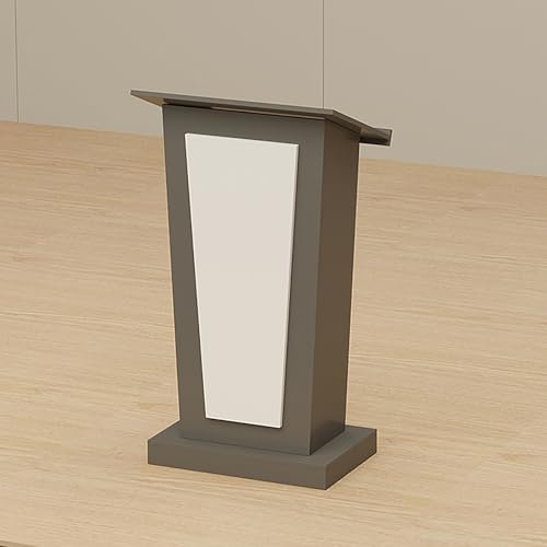 LLYLAFDC Stehpulte, Rednerpult Schräges Podium, Bodenstehende Rednerpult Stehpult Multi Funktion Kanzel,mit Ablagefläche Für Hotels, Seminare, Hochzeiten Und Klassenzimmer
