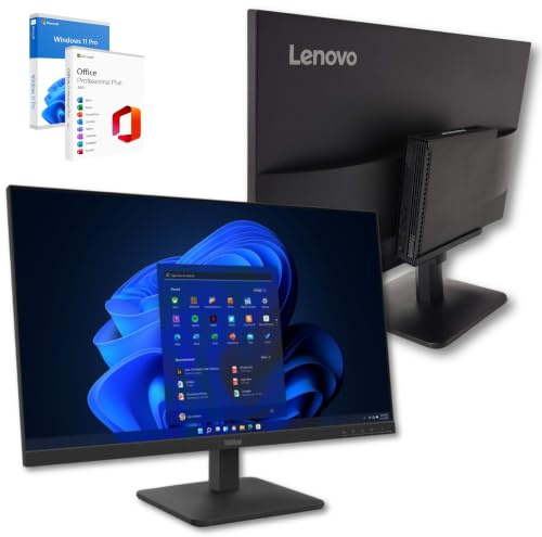 Lenovo 27-Zoll-All-in-One-PC | Mini-PC + Monitor 27 Full HD IPS 100Hz | Intel Core i5-10500T 12 Threads 3,8 GHz | 32 GB DDR4 | 512 GB SSD | TPM 2.0 | Windows 11 Pro | 36 Monate Garantie