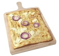 Eli Pizzaschieber aus Holz verschiedene Größen Pizzaheber mit Griff & abgeschrägter Kante 9 mm stark für Pizza, Brot, Flammkuchen & als Servierbrett (ML 43,5 26 cm, 3, Stück)