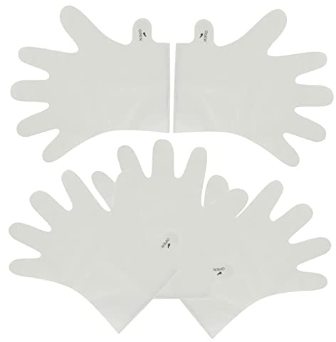 OUNONA 5 Stück Teiliges Handpflege Set mit Feuchtigkeitsspendenden Exfolierenden Handmasken Emulsion Entfernt Abgestorbene Hautzellen Pflegt Zarte Weiche Hände Atmungsaktiv und