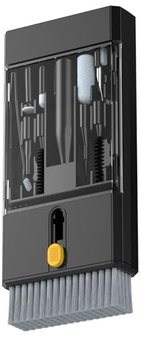 Kit de nettoyage 22 en 1 pour claviers, écouteurs, téléphones, comprend une brosse, un chiffon en microfibre, un étui de rangement et un extracteur de touches pour claviers mécaniques