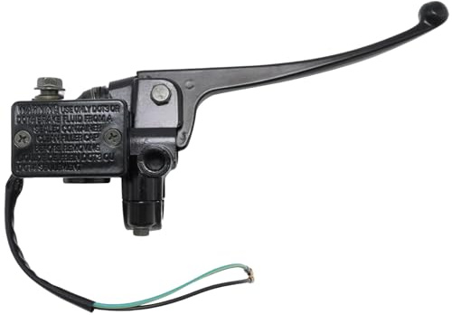 Hoypeyfiy Hydraulischer Hauptbremszylinder, 22 mm Bremshebel für 50cc 70cc 90cc 110cc 125cc 150cc 200cc 250cc, Ersatzteil für Taotao, Eton, Baja, SSR, ATV, Dirt Bike