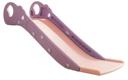 Oshhni Toboggan Enfant Glissière pour Salon Jouet pour Intérieur Montage Facile Surface Antidérapante Convient pour Salle de Jeux Salon Chambre Bébé, Rose