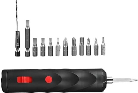 Destornillador Eléctrico Inalámbrico,Pequeño Atornillador Inalámbrico,Juego de Atornillador de Potencia con Carga USB | Para Hogar Oficina Muebles Coche Electrodomésticos Proyectos De Manualidades Mod