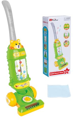 FS Toddler Hoover with Lights, Sounds & Ball-Popping Action, Pretend Play Toy Hoover for Ages 2-5, Kids Hoover for Housekeeping, Gift for Toddlers Boys and Girls