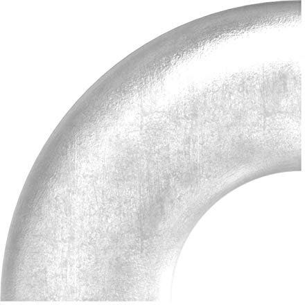 90° Bogen zum Anschweißen, für Rohr ø 60,3mm, Wandstärke 2,0mm, ungeschliffen