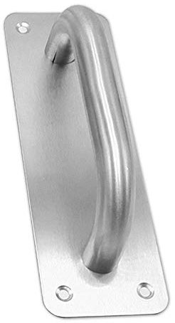 1 Stück Schiebetürgriff Heavy Duty Edelstahl Pull Push Türgriffe mit Rückenplatte für Torgriff WC Tür Zugplatte Holz Schrank Griff Hardware (200 x 65 mm)