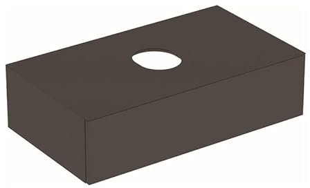 Geberit VariForm Unterschrank für Aufsatzwaschtisch, eine Schublade, Ablagefläche, Geruchsverschluss, Breite 90 cm, 501.166.00.1, Farbe: Weiß