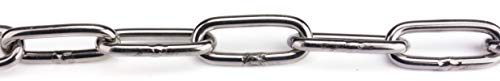 10m 3mm Edelstahl V4A Schweißkette 3mm langgliedrig DIN 5685 3x26mm Edelstahl Rundstahlkette geschweißt 3mm, langgliedrig 10 Meter V4A Kette