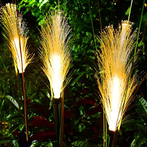 Solar Reed Gartenleuchten Wasserdicht LED Gartenstecker Lichter Dekorativ Außen Rasen Terrasse Hof Weg