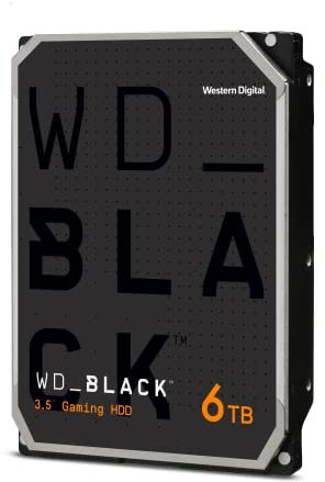 WD_BLACK 6TB Hard Disk Interno 3,5” - ad Alte Prestazioni, SATA 6 GB/s, 7200 RPM, Cache da 256MB