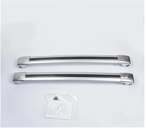 Dachträger Auto Für Toyota Für Land Für Cruiser Für Prado 150 200 2008-2021 Sicherheit Schloss Kajak Surfbrett Dach Rack Kreuz Bar Dachträger (Größe : 10-2021 150 Silver)