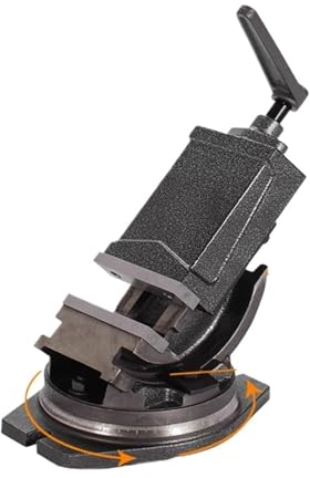 Kippbarer Maschinenschraubstock 4 Zoll Neigung Präzision Schraubstock Winkel Flache Zange Fräsmaschine Winkel Feste Backe Schraubstock 100mm Schraubstock Klemme Fett Zange