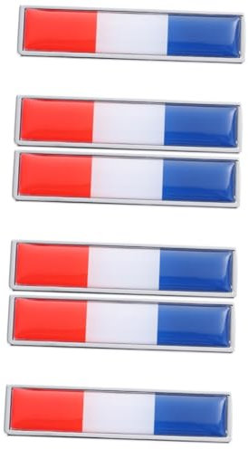 GLEAVI 6stücke Nation Flagge Auto Metall Aufkleber Dekorationsaufkleber Für Büro Und Tür Kreative Auto Styling Aufkleber