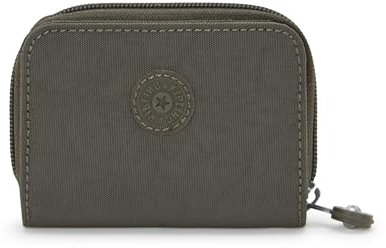 Kipling Damen Tops Geldbörse, kompakt, praktisch, Nylon-Reisekartenhalter, Feldgrün, 7,6 cm L x 10,2 cm H x 2,5 cm D, Damen-Top-Geldbörse, kompakt, praktisch, Nylon-Reisekartenhalter