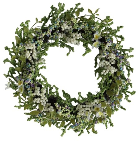 BEALIFE Ghirlanda da Esterno per Porta d'ingresso Primavera Ghirlanda per Piccola Porta Primavera ed Simulazione Fiore Decorazione da Parete per la casa
