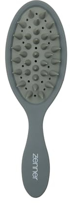 Zenner Brosse Cuir Chevelu avec Manche – Brosse Massante en Silicone à Pointes Flexibles – Pour le Shampooing, l’Exfoliation Douce