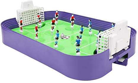Bonbela Mini Jeu de Baby-Foot, Jouet de Football Interactif pour Enfants avec Ressorts pour Frapper des Balles, Plastique Durable et Sûr pour Les 3 Ans et Plus, Jeu éducatif de
