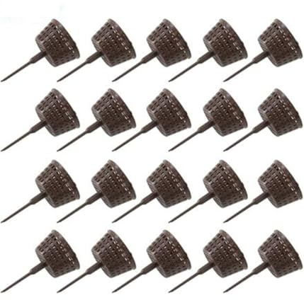 Lot de 100 boîtes d'engrais, paniers d'engrais, outils de jardinage, matériau en résine PP, convient pour plantes grasses, orchidées et plantes en pot, café