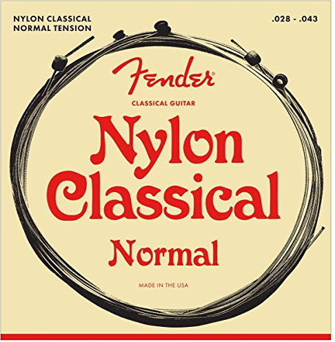 Fender .028 - .043 130 Nylon Ball End Medium Folk Guitar Strings