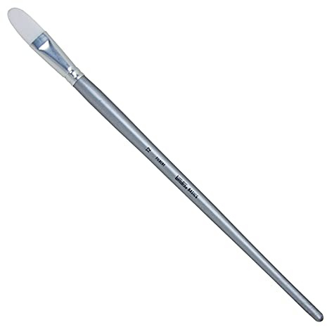 Liquitex 6924012 Basics Pinsel, Synthetikpinsel für Acrylfarben, langlebig, robust und formstabil - Filbertpinsel - Nr. 12