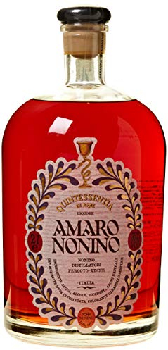 Distillerie Nonino, Amaro Nonino Quintessentia Liquore d'erbe nobilitato da Acquavite d'Uva invecchiata in barriques 35° - bottiglia in vetro 2000 ml