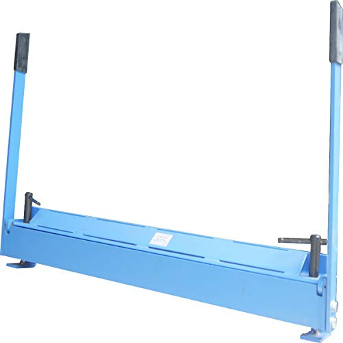 KATSU Manual Sheet Metal Bending Folding Machine Bender 1000mm Metalworking Workshop Hand Brake Folder, Suitable for 1.2mm Thickness Steel Sheet, 0-130° Bending Angle