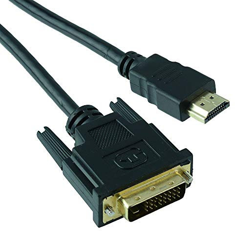 3m HDMI Plug to DVI Plug Adapter Cable Lead HD Compatible High Speed