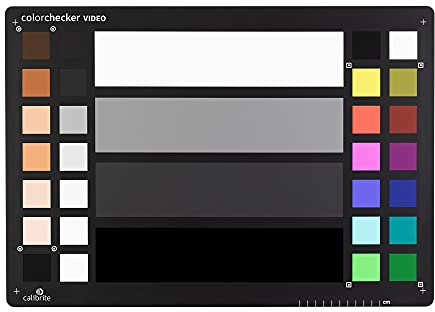 Calibrite ColorChecker Video XL Large Color Target for Exposure and Color Balance, Vectorscope and Waveform Optimized w/Skin Tones, Grays and Illumination Chips, 21 x 14.8 inch (CCVPR-XL)