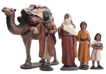 Famiglia dei Beduini | Figure misteriose |Figure del presepe |Serie 11 cm| Progettato da José Luis Mayo Decorazione natalizia |Nascita