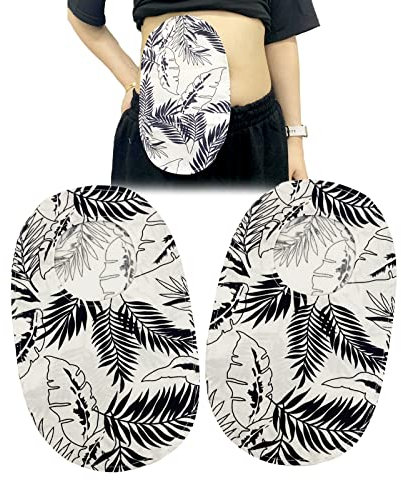 Colostomy Bag Covers - Ostomia Supporto Sacchetto Indumento con Apertura Rotonda per Ileostomia Stoma, 3 ID, 2 Pz