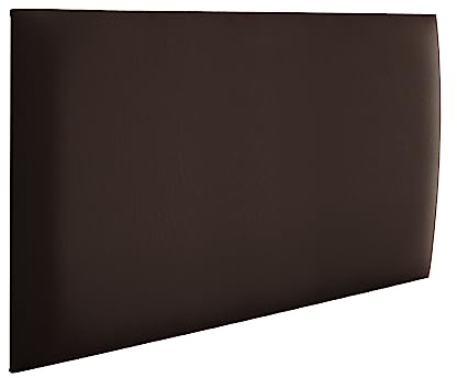 RAVIO Wandpaneele gepolstert | 3D Wandverkleidung mit Schaumstoff | Wandkissen als Kopfteil für Bett | Wanddekoration für Schlafzimmer, Kinderzimmer, Büro, Diele | (Soft 23 - Braun, 60x40 cm)