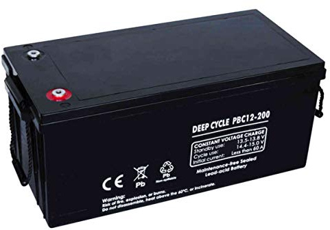 Batería AGM Ciclo Profundo 12V 200Ah PBC12-200