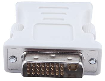 DVI-I 24+5 Pin DVI Maschio a VGA Femmina Video Converter HD Adattatore per PC portatile HDTV LCD DVD Computer Grafica Proiettore