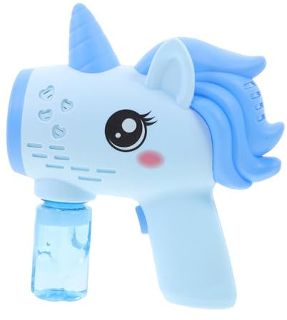 UPKOCH Machine à Bulles Automatique Portable Machine à Bulles pour Fête Jouet Licorne