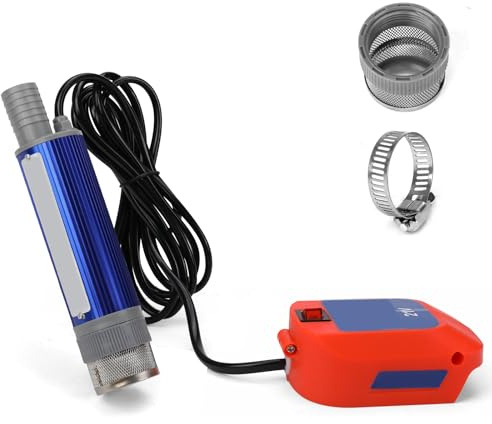 Pompe à eau de 38 mm pour Makita BL 18V batterie, Pompe diesel 21V pour eau à huile liquide diesel, pompe submersible avec maille filtrante, pour véhicule, voiture, bateau marin, caravane