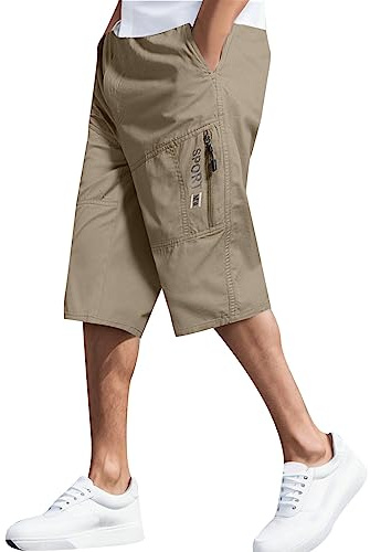 Short Homme Cargo Jorts Habillé Coton Fitness De Travail Baggy Vêtement Chantier Bermuda Militaire Grande Taille Jean Salopette Long Pantalon Court Ete Mode