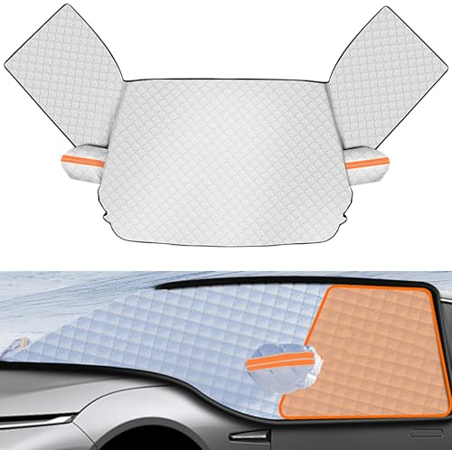 Smaoqingji Copertura per Parabrezza Parasole Auto - 1 Pezzo, Argento, Coprisole Autos Parabrezzaer, Adatto per Berlina, Pieghevole, Protezione uv, Protezione Neve,Gelo, Protezione Polvere