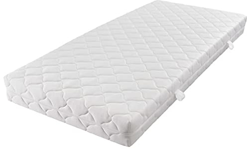 Teenpull Matelas confortable, 200 x 140 x 17 cm, H3, housse lavable, doux et respirant, pour les douleurs articulaires et de dos, convient aux personnes allergiques, soulage la pression