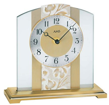 AMS Moderne Tischuhr mit Quartzwerk, batteriebetrieben - Modern Style 1123