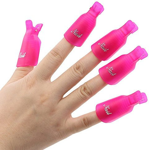 Clip de plástico acrílico XXWG para quitar uñas artificiales