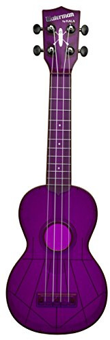 Kala Waterman Sopran Purple Grape fluoreszierend, inkl. Tasche | Ukulele | NEU