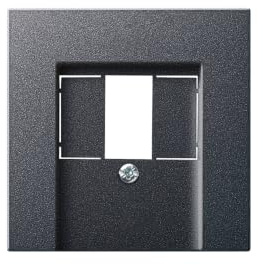 Gira 027628 Abdeckung TAE und Stereo und USB System 55, anthrazit