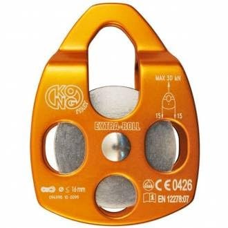 KONG extra rulle remskiva, orange, en storlek