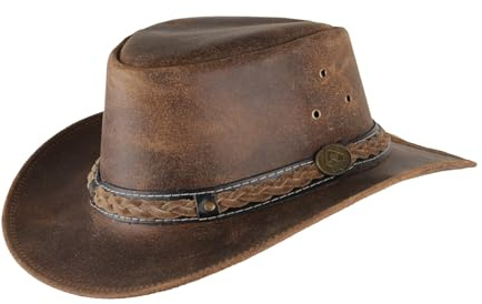 Scippis William Läderhatt - XL (60-61 cm) brun