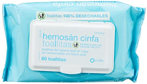 HEMOSAN CINFA HEMORROIDES 60 TOALLITAS
