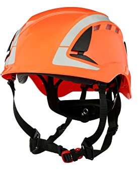 3M SecureFit Schutzhelm, X5007V-CE, orange, belüftet, reflektierend, CE