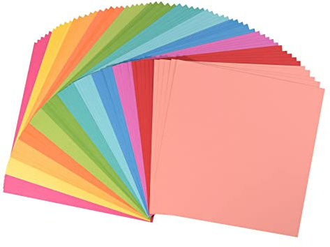 Vaessen Creative Florence - Lote de 60 tarjetas de papel para álbumes de recortes, tarjetas, troquelado y otras manualidades de papel (216 gramos/m², 30,5 x 30,5 cm)